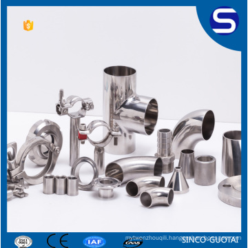 304 stainless steel sanitary tri-clamp fittings for food grade